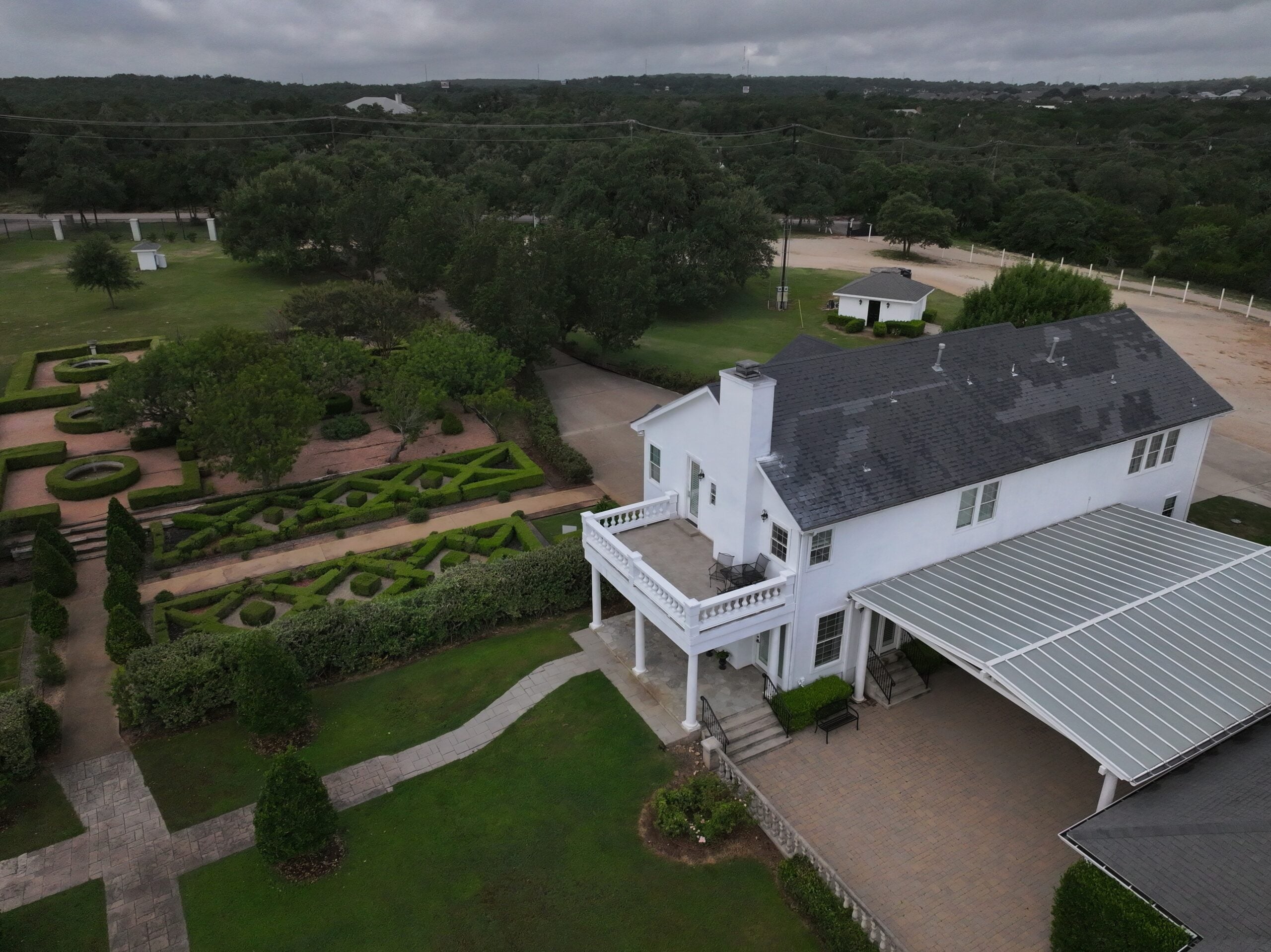 Aerial view of The Gardens of Cranesbury View